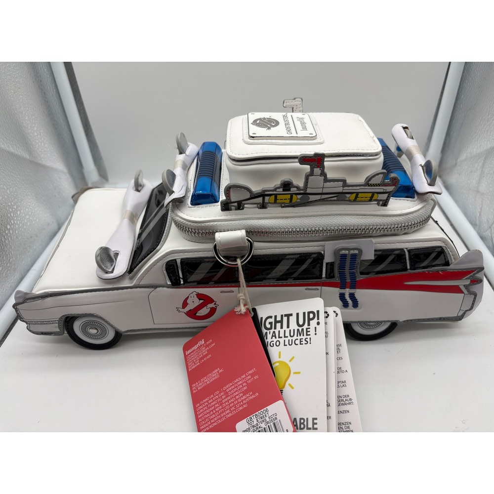 Loungefly Ghostbusters Ectomobile Light Up Figural Crossbody Bag 707 Exclusive